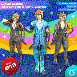 Lidus Outfit For Shawn The Shark (Darbi) | VRChat Clothing