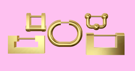 Doorknocker piercings Vol.1