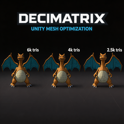 Decimatrix - High-quality mesh decimation tool for Unity