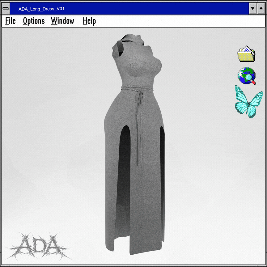 ADA Long Dress v01