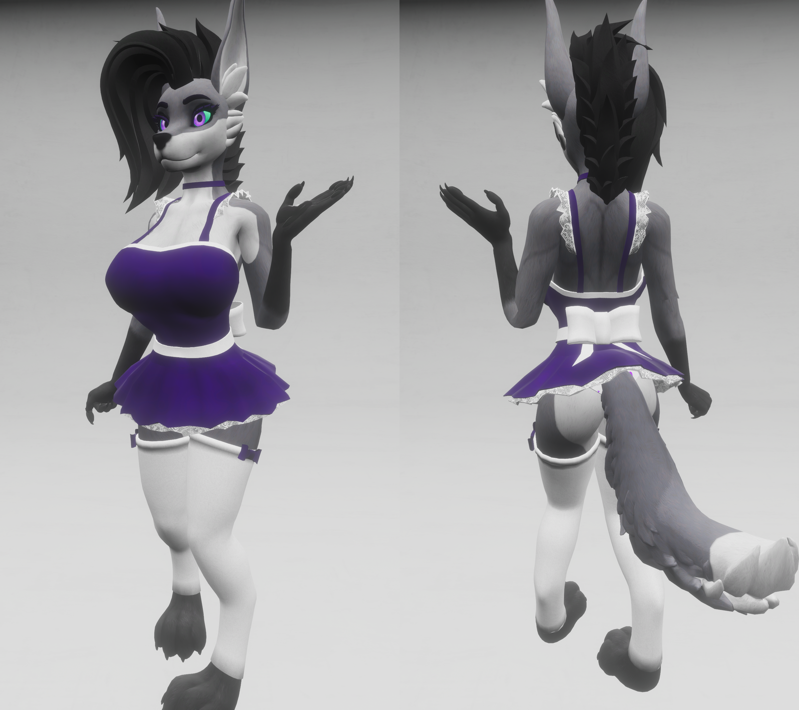 Cute Maid for Winterpaw Fem Canine