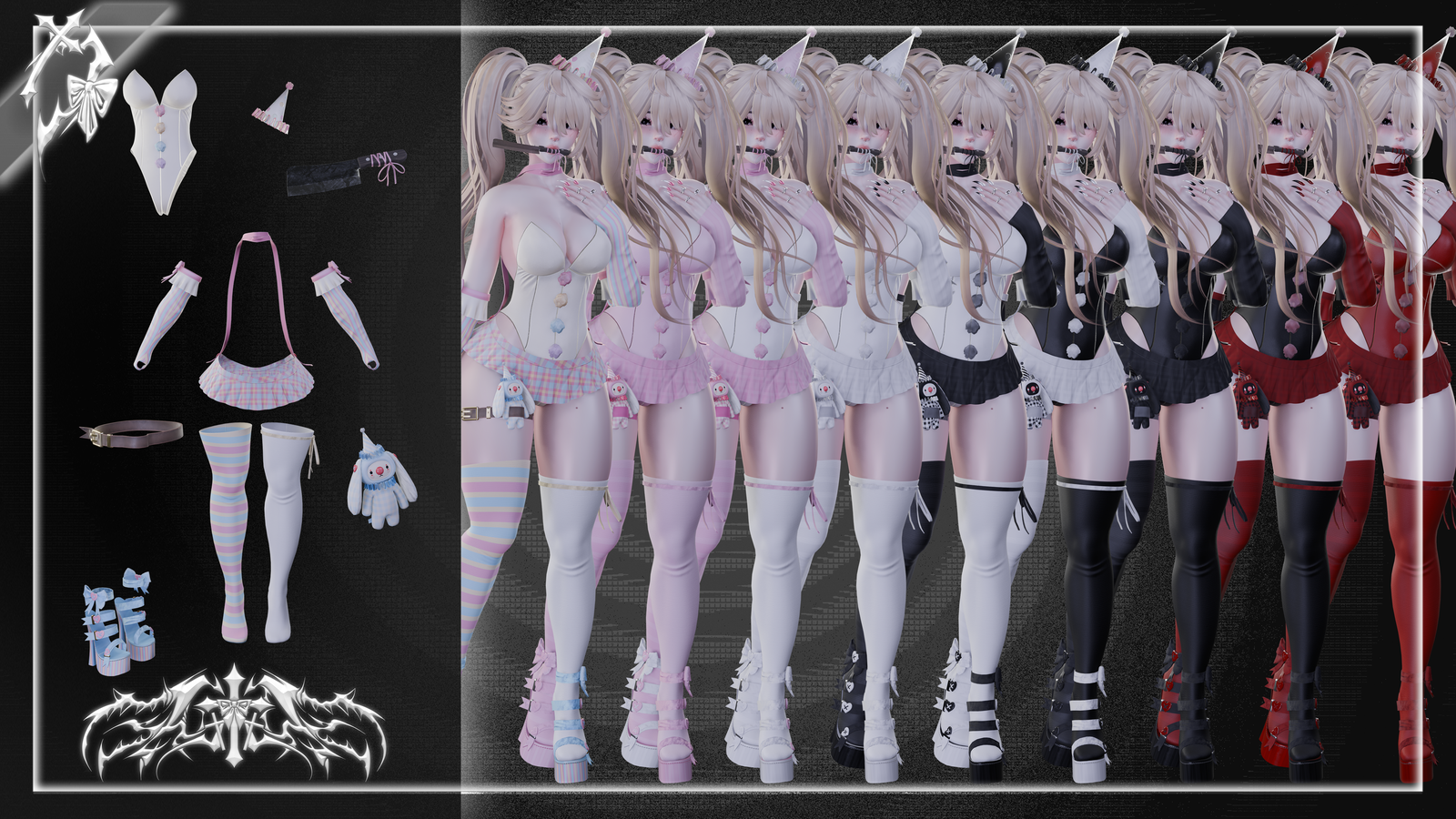 Ditzy Clown Set