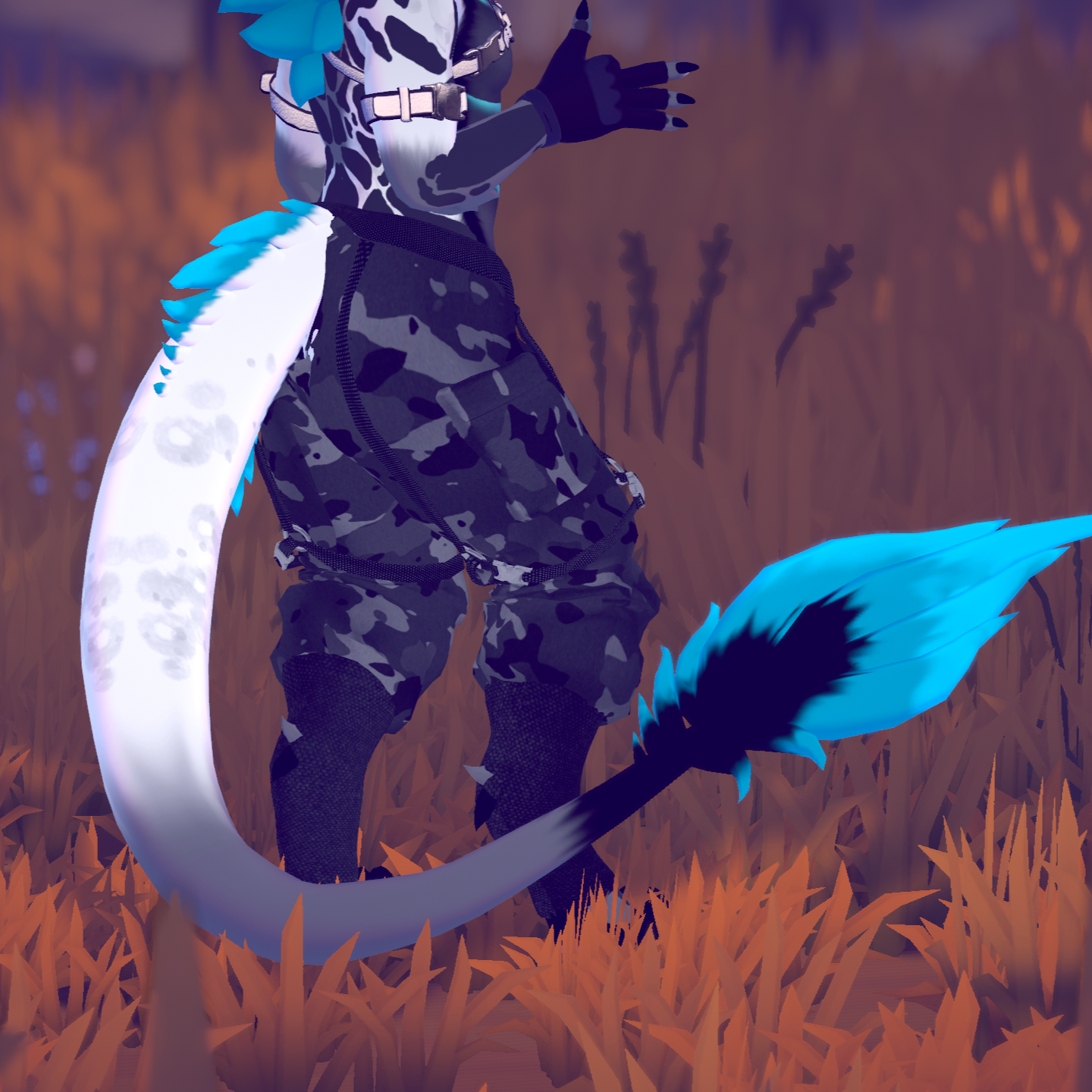 Fluffgan Dragoon Tail