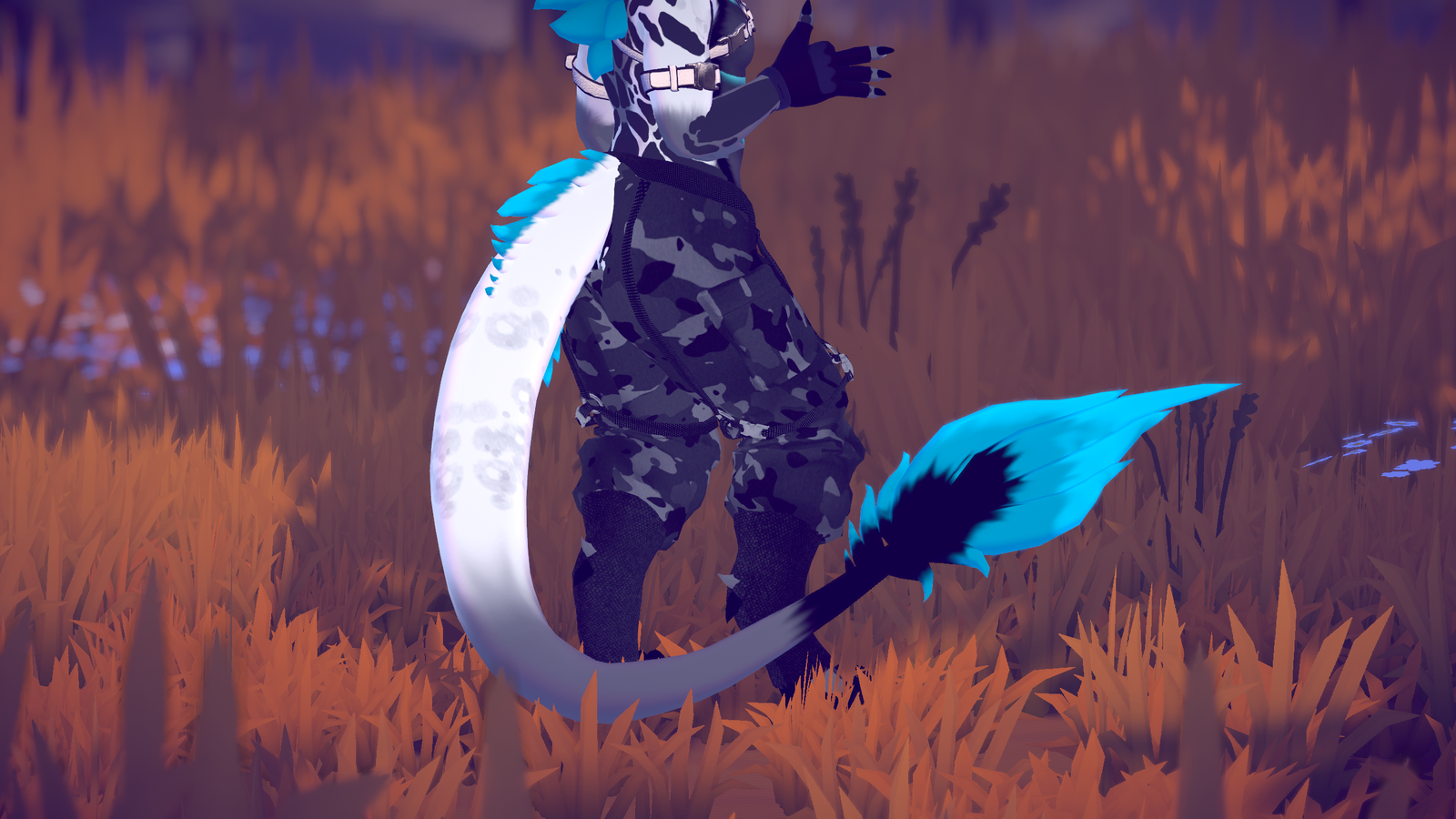 Fluffgan Dragoon Tail