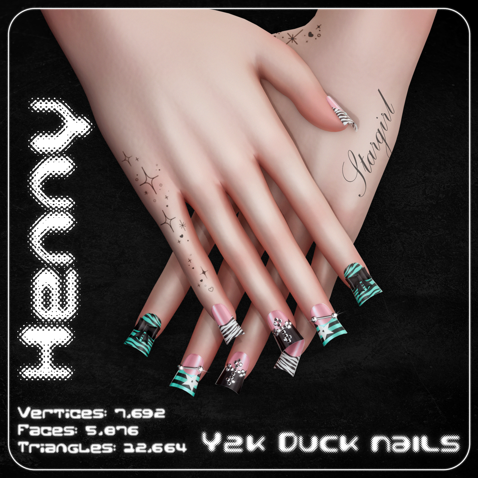 Y2k Duck Nails