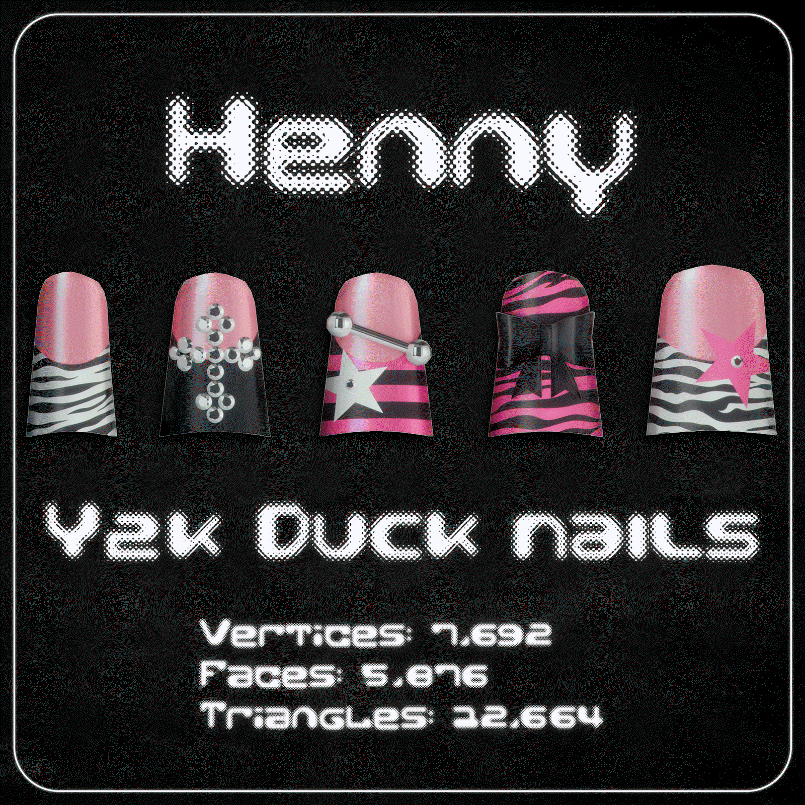 Y2k Duck Nails