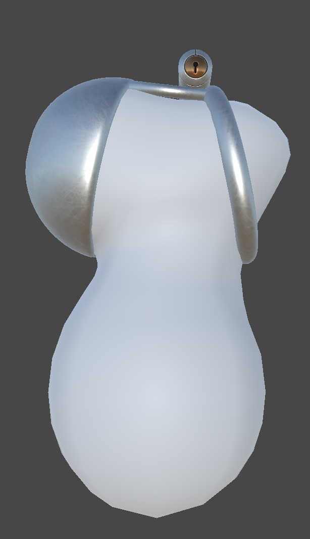 Sheath chastity cage asset