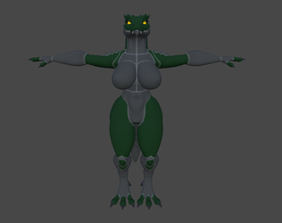 Kroxigoe plushified texture