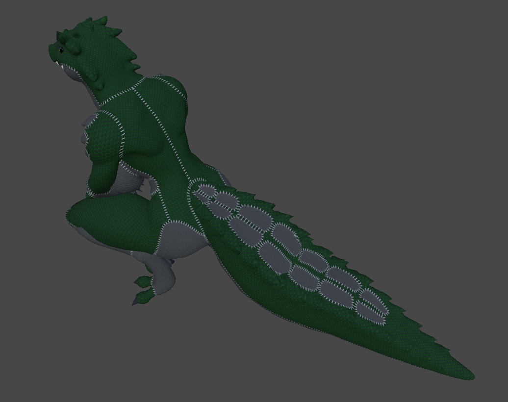 Kroxigoe plushified texture