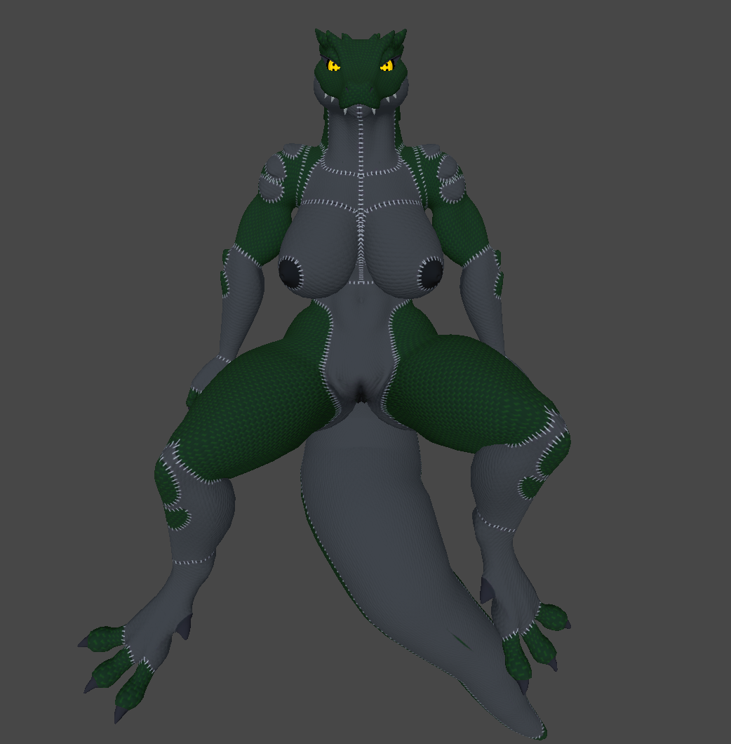 Kroxigoe plushified texture