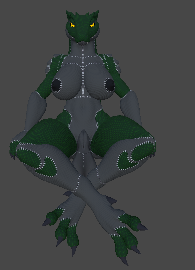 Kroxigoe plushified texture