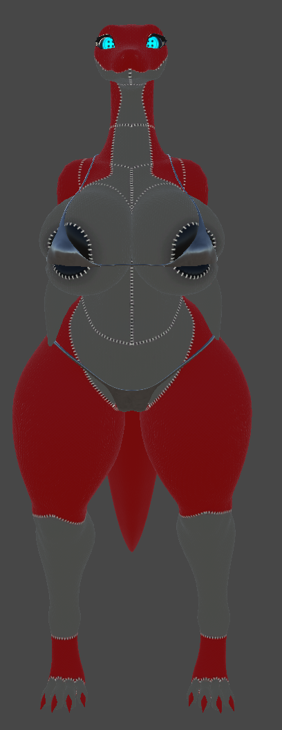 lily snake plushified texture
