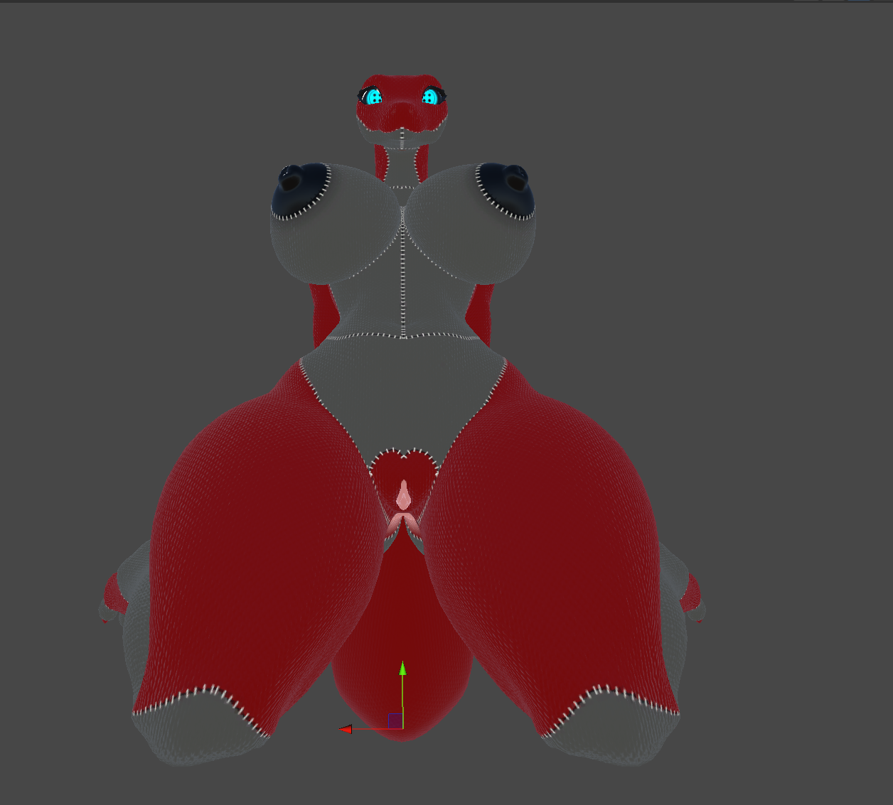 lily snake plushified texture