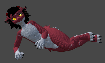 Plushified Delphy kobold