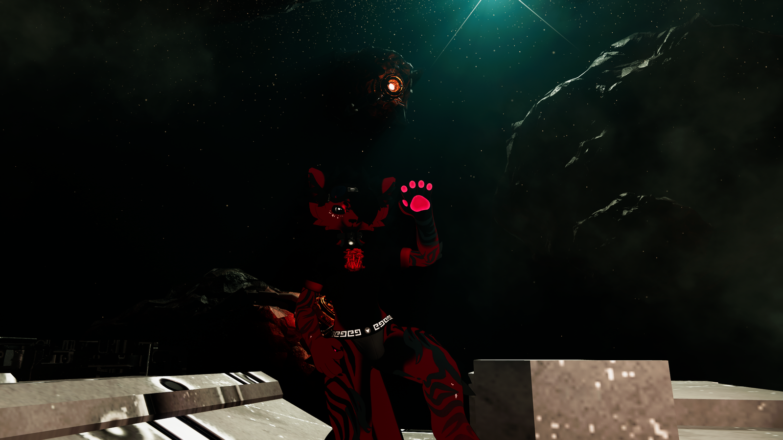 Fluffy Mova Red Recolor Texture