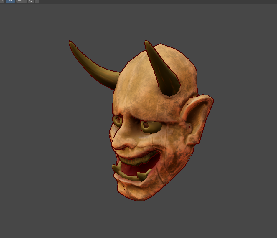 Demon Japanese mask