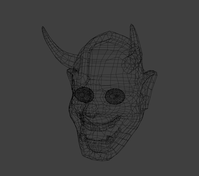 Demon Japanese mask