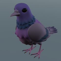 Pigeon Plush / Vrchat Assets