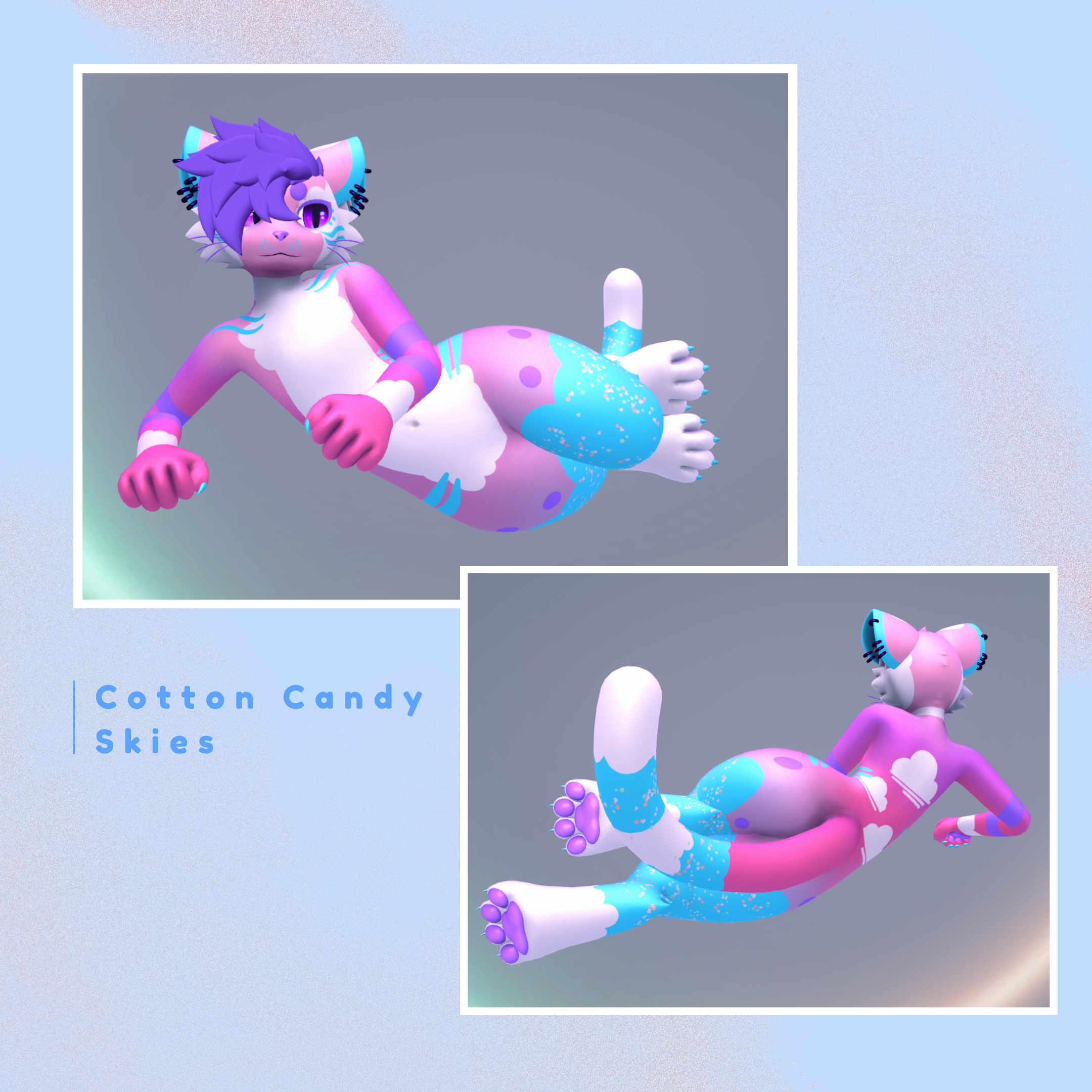 Cotton Candy Skies - Mayu Texture PNGs