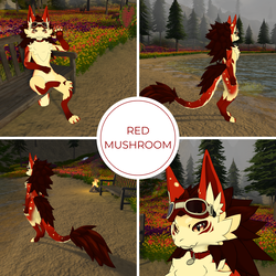 Red Mushroom - Novabeast Texture