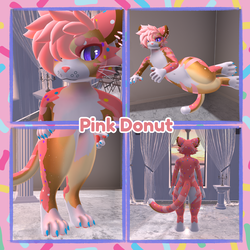 Pink Donut - Mayu Textures PNGs