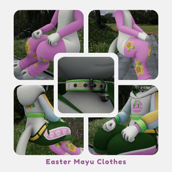 Mayu Easter Clothes Textures PNGs