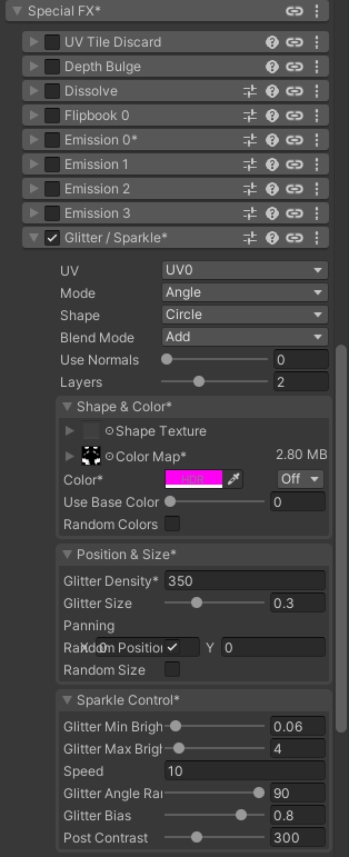 Glitter Emission Map - Gryphonet Textures PNGs