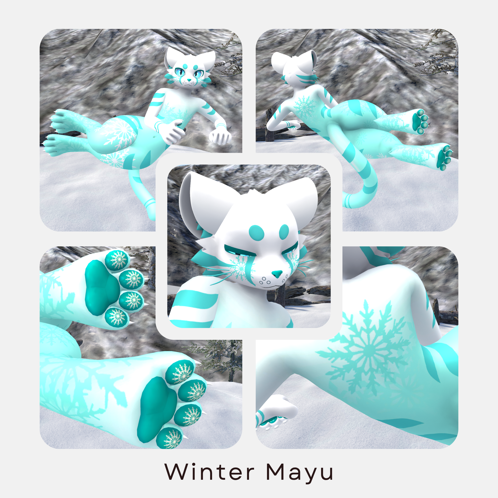 Winter Mayu - Textures PNGs