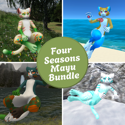 Four Seasons Mayu Bundle - FOUR Textures PNGs