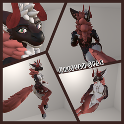 Cheetah Star - Fluffgan Textures PNGs