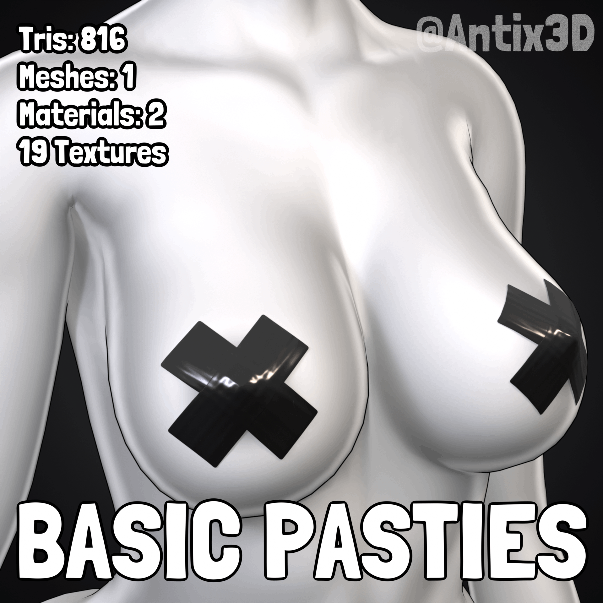 Basic Lewd Pasties [E-Girl Base]