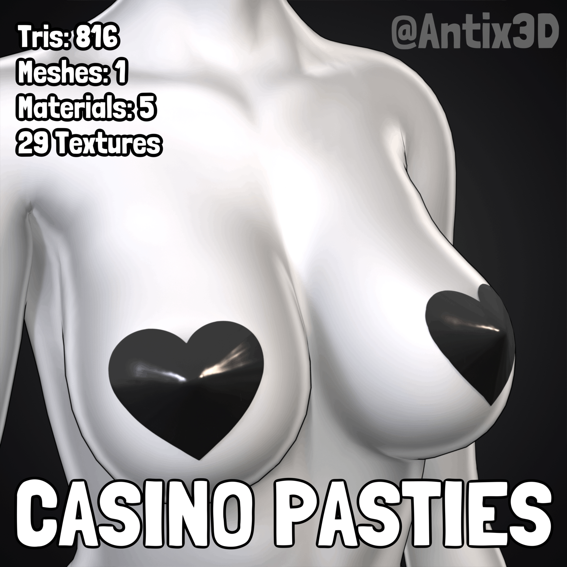 Casino Lewd Pasties [E-Girl Base]