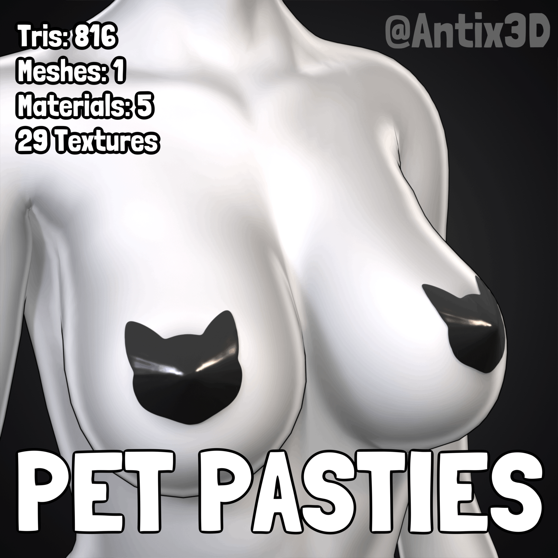 Pet Lewd Pasties [E-Girl Base]