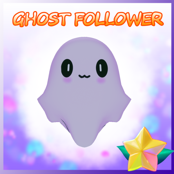Boo!!👻 Cute Spooky Ghost Follower [VRchat]
