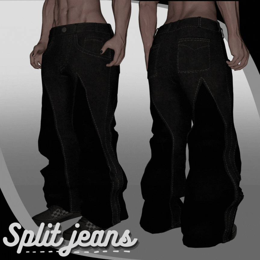 Split Jeans - Side