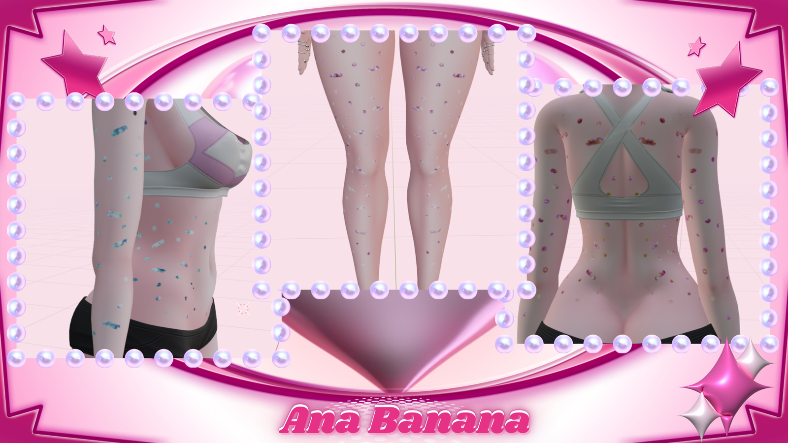 🎉 Confetti Tatts | Vrbase Egirl