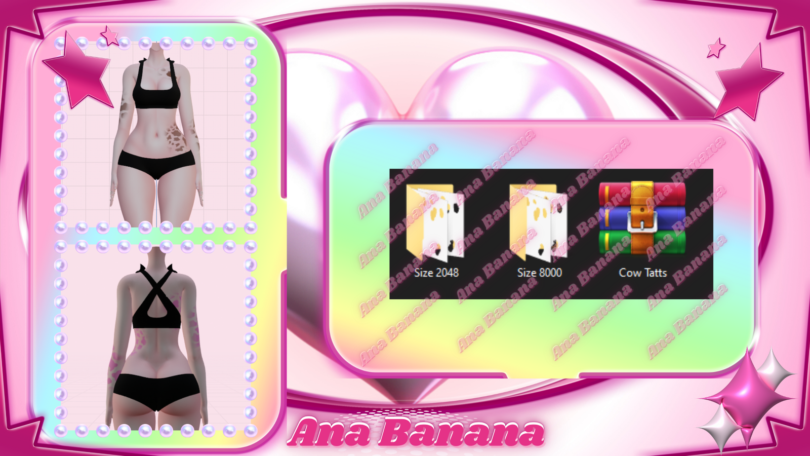 🐮 Cow Tatts | Vrbase Egirl 
