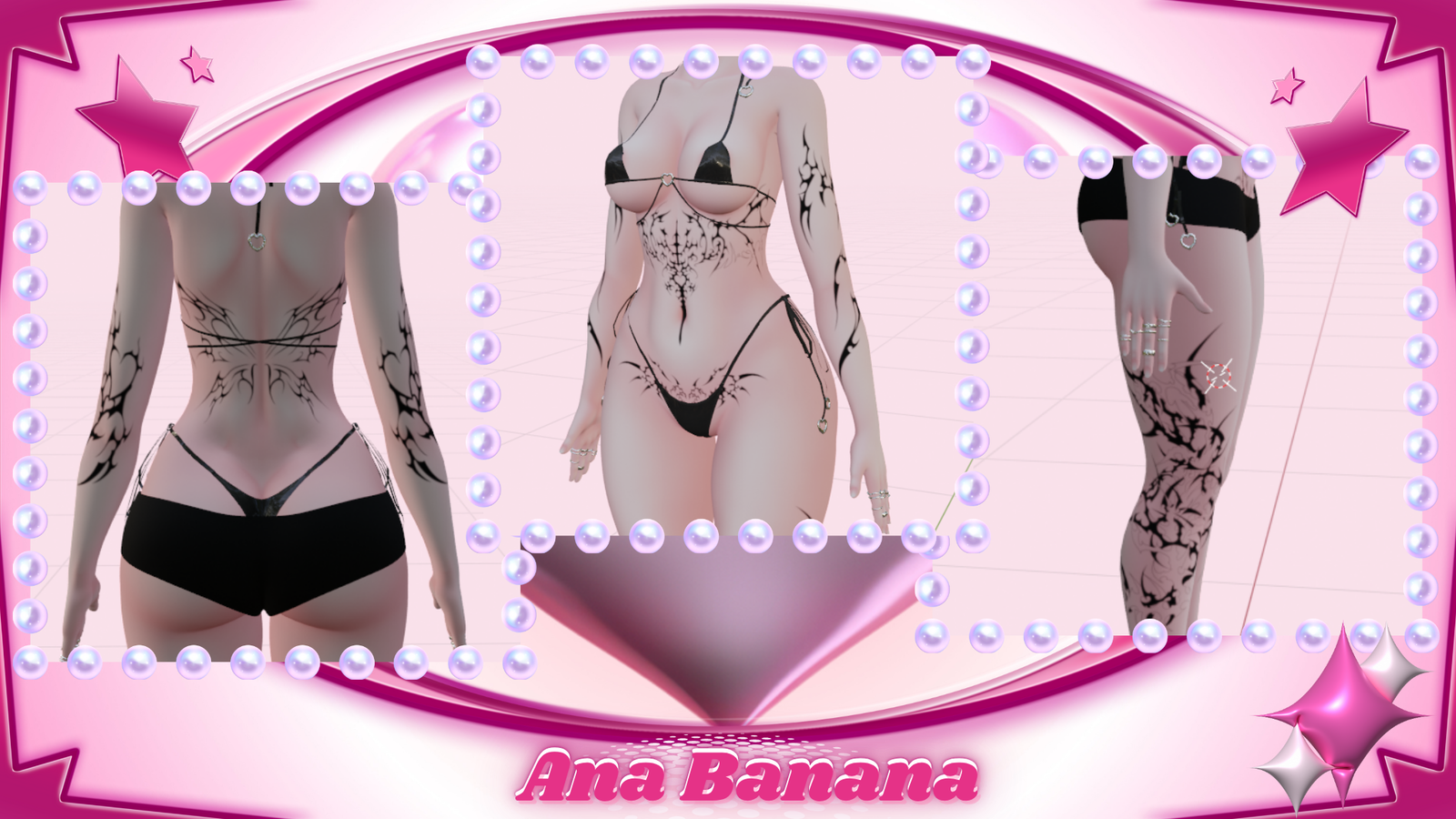 ☠️ Cybersigilism Tatts | Vrbase Egirl 