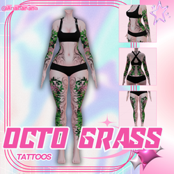 🐙 Octo Grass Tatts | Vrbase Egirl