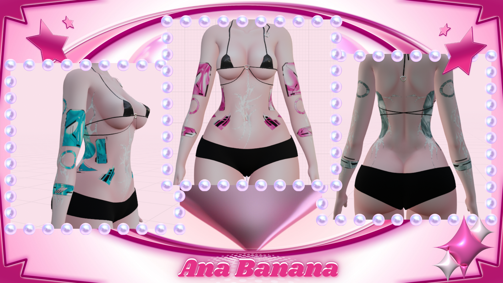 🤖 Cyber Crack Tatts | Vrbase Egirl