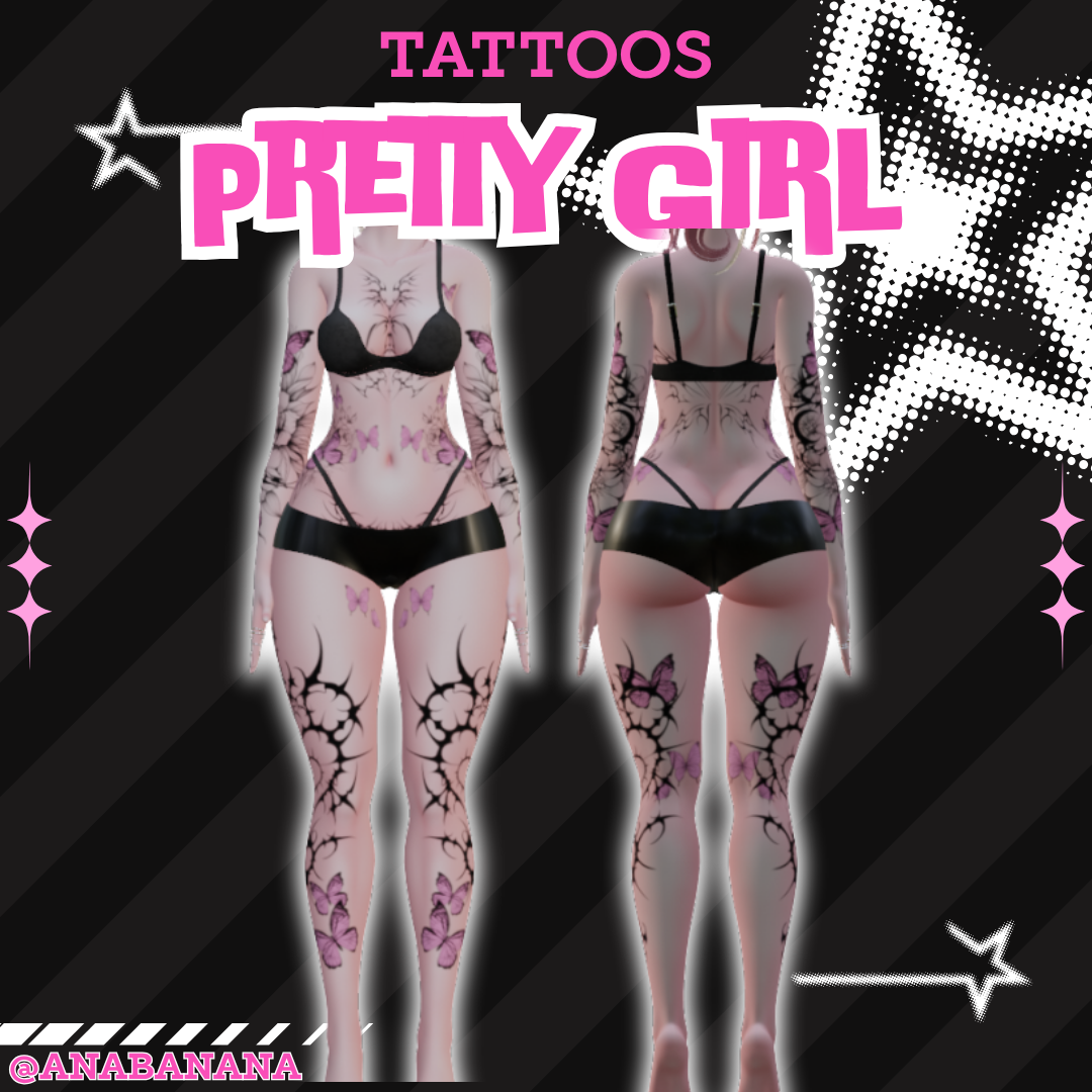 ✨ Pretty Girl Tatts | Vrbase Egirl