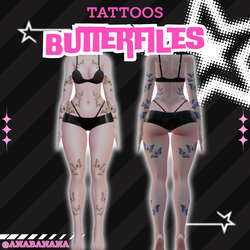 🦋 Butterflies Tatts | Vrbase Egirl