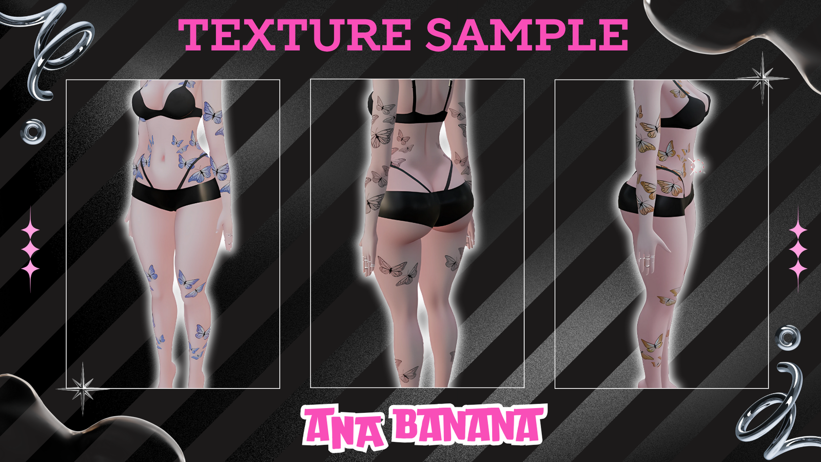 🦋 Butterflies Tatts | Vrbase Egirl