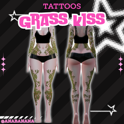 🌿 Grass Kiss Tatts | Vrbase Egirl