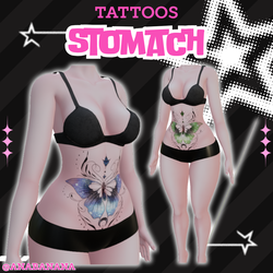 🦋 Stomach Tatts | Vrbase Egirl