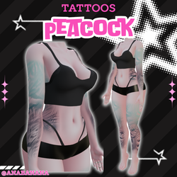 🦚 Peacock Tatts | Vrbase Egirl