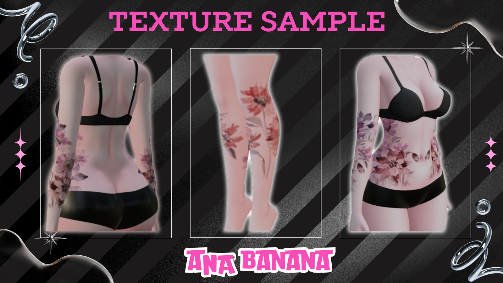 💐 Watercolors Flowers Tatts | Vrbase Egirl