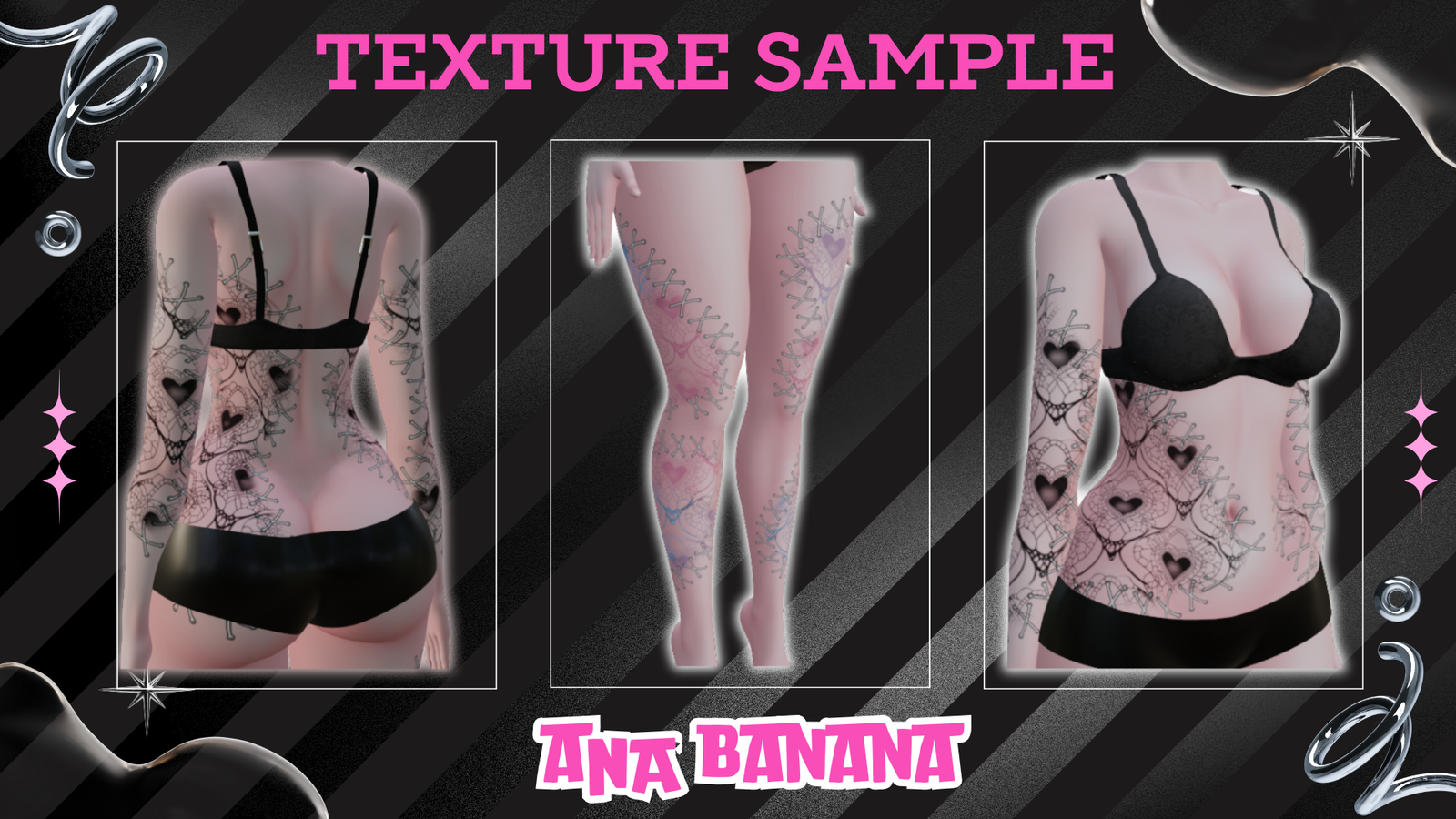🧵 Patchwork Tatts | Vrbase Egirl