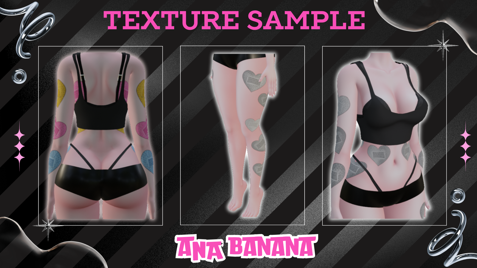 🩹 Heart Bandaids Tatts | Vrbase Egirl