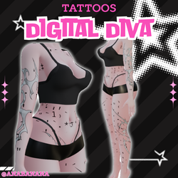 🤖 Digital Diva Tatts | Vrbase Egirl